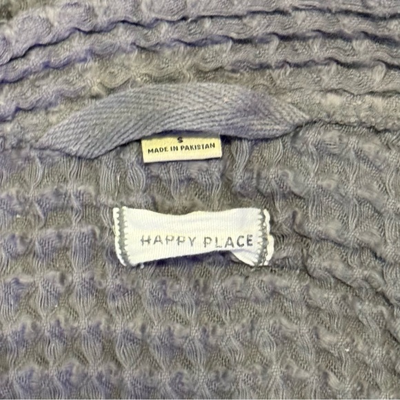 NEW MY HAPPY PLACE - Organic Turkish Cotton Grey Waffle River Size Small - $120 - Picture 3 of 12